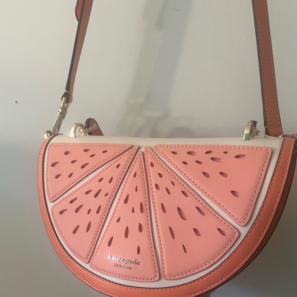 kate spade Handbags - Kate Spade ❗️Large Sale. Watermelon Slice Crossbody Bag 50% off!